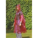 MP2501040 impermeable plegable rojo polietileno 3