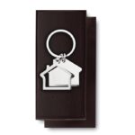 MP2506230 llavero en forma de casa plateado metal 3