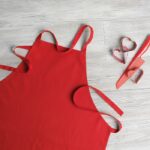 MP2509500 delantal de cocina de algodon rojo algodon 2