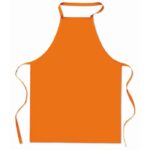 MP2509540 delantal cocina en algodon naranja algodon 3