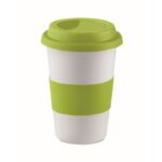 MP2511050 taza ceramica y tapa silicona verde lima ceramica 1