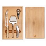 MP2515260 set para queso y vinos natural bambu 1