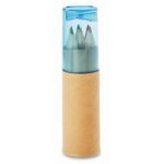 MP2516780 6 lapices de color en tubo azul transparente madera 1