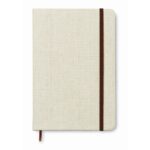 MP2519380 cuaderno a5 con tapa de canvas beige lona 1