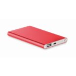 MP2520110 power bank plano 4000 mah rojo aluminio 1