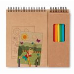 MP2520820 set de lapices y cuaderno beige papel 1