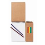 MP2520820 set de lapices y cuaderno beige papel 2