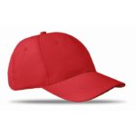 MP2522300 Niti - Gorra de beisbol de 6 paneles Rojo