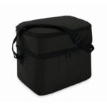 MP2524760 bolsa nevera 2 compartimentos negro 600d poliester 2