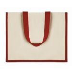 MP2525340 bolsa de la compra yute y lona rojo yute 2