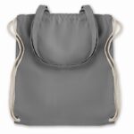 MP2526820 mochila en canvas color y asas gris algodon 2