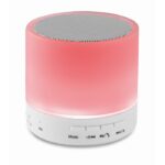 MP2527250 altavoz circular inalambrico blanco plastico 2
