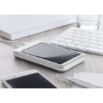 MP2527500 powerbank solar 4000 mah plateado aluminio 2