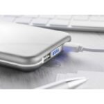 MP2527500 powerbank solar 4000 mah plateado aluminio 4