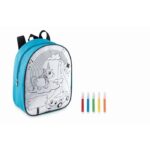 MP2530850 mochila para colorear azul turquesa poliester 1