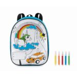 MP2530850 mochila para colorear azul turquesa poliester 5