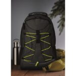 MP2535700 mochila fluorescente verde 600d poliester 2