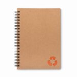 MP2539240 libreta de piedra 70 hojas naranja papel 1