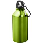 MP2621000 botella de 400 ml con mosqueton verde aluminio 1