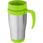 MP2622090 taza isotermica de 400 ml gris acero inoxidable plastico 1