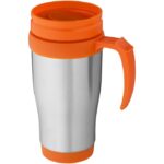 MP2622100 taza isotermica de 400 ml gris acero inoxidable plastico 1