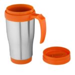 MP2622100 taza isotermica de 400 ml gris acero inoxidable plastico 7