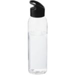MP2627080 botella de tritan transparente con tapa de colores de 650 ml negro plastico eastman tritan 1