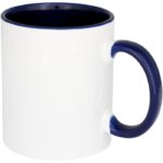 MP2627510 taza de 350 ml para sublimacion con asas e interior de color azul ceramica 1