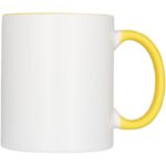 MP2627540 taza de 350 ml para sublimacion con asas e interior de color amarillo ceramica 2