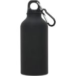 MP2628730 botella con acabado mate y mosqueton de 400ml negro aluminio 2