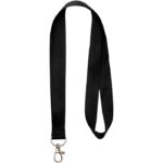 MP2631480 lanyard con mosqueton practico negro poliester 2