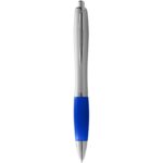 MP2636990 boligrafo plateado con empuadura de color gris plastico abs 2