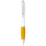 MP2641550 boligrafo blanco con empuadura de color blanco plastico abs 2