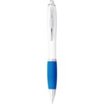 MP2641570 boligrafo blanco con empuadura de color blanco plastico abs 1