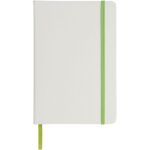 MP2645830 libreta a5 blanca con cinta de color blanco plastico de poliuretano 2