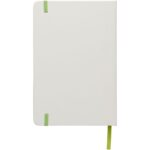 MP2645830 libreta a5 blanca con cinta de color blanco plastico de poliuretano 3