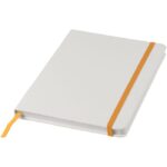 MP2645840 libreta a5 blanca con cinta de color blanco plastico de poliuretano 1