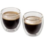 MP2654930 set de 2 tazas espresso de cristal blanco vidrio borosilicato 3