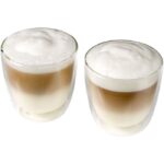 MP2654940 set de 2 tazas de cafe de cristal blanco vidrio borosilicato 3