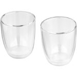 MP2655320 set de 2 vasos de vidrio blanco vidrio borosilicato 3