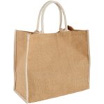 MP2665650 bolsa tote de yute con bordes contrastados natural yute 1