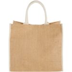 MP2665650 bolsa tote de yute con bordes contrastados natural yute 2