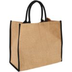 MP2665660 bolsa tote de yute con bordes contrastados natural yute 1