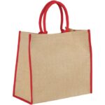 MP2665680 bolsa tote de yute con bordes contrastados natural yute 1
