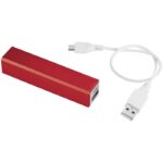 MP2669260 bateria externa de 2200 mah rojo aluminio 1