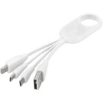 MP2675470 cable de carga 4 en 1 tipo c blanco plastico abs 1