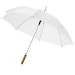 MP2679980 paraguas automatico con puo de madera de 23 blanco poliester 1