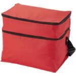 MP2680220 bolsa isotermica de 2 compartimentos con cremallera rojo 600d poliester 2