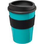 MP2682610 americano vaso de 300 ml con agarradera azul plastico pp plastico de silicona plastico pe 1