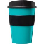MP2682610 americano vaso de 300 ml con agarradera azul plastico pp plastico de silicona plastico pe 2
